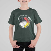 Native Tough T Shirt For Kid Indian American Medicine Wheel Feathers - Wonder Print Shop
