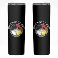 Native Tough Skinny Tumbler Indian American Medicine Wheel Feathers - Wonder Print Shop