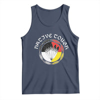 Native Tough Tank Top Indian American Medicine Wheel Feathers - Wonder Print Shop