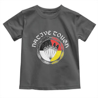 Native Tough Toddler T Shirt Indian American Medicine Wheel Feathers - Wonder Print Shop