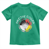 Native Tough Toddler T Shirt Indian American Medicine Wheel Feathers - Wonder Print Shop