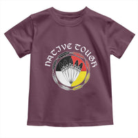 Native Tough Toddler T Shirt Indian American Medicine Wheel Feathers - Wonder Print Shop