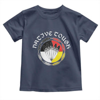 Native Tough Toddler T Shirt Indian American Medicine Wheel Feathers - Wonder Print Shop