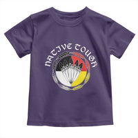 Native Tough Toddler T Shirt Indian American Medicine Wheel Feathers - Wonder Print Shop
