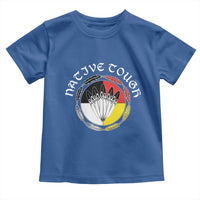 Native Tough Toddler T Shirt Indian American Medicine Wheel Feathers - Wonder Print Shop