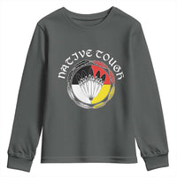 Native Tough Youth Sweatshirt Indian American Medicine Wheel Feathers - Wonder Print Shop