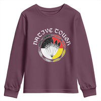 Native Tough Youth Sweatshirt Indian American Medicine Wheel Feathers - Wonder Print Shop