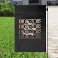 Proud Native American Indigenous Strong Resilient Beautiful Garden Flag - Wonder Print Shop