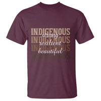 Proud Native American Indigenous Strong Resilient Beautiful T Shirt - Wonder Print Shop