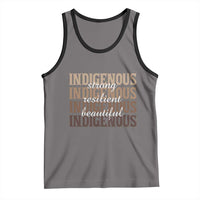 Proud Native American Indigenous Strong Resilient Beautiful Tank Top - Wonder Print Shop