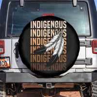 Indigenous Pride Spare Tire Cover Native American Heritage Feathers Dreamcatcher - Wonder Print Shop