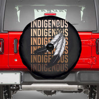 Indigenous Pride Spare Tire Cover Native American Heritage Feathers Dreamcatcher - Wonder Print Shop