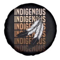 Indigenous Pride Spare Tire Cover Native American Heritage Feathers Dreamcatcher - Wonder Print Shop