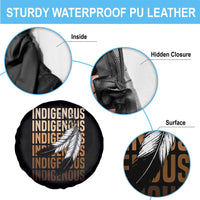 Indigenous Pride Spare Tire Cover Native American Heritage Feathers Dreamcatcher - Wonder Print Shop