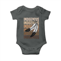 Indigenous Pride Baby Onesie Native American Heritage Feathers Dreamcatcher - Wonder Print Shop