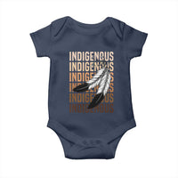 Indigenous Pride Baby Onesie Native American Heritage Feathers Dreamcatcher - Wonder Print Shop