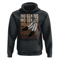 Indigenous Pride Hoodie Native American Heritage Feathers Dreamcatcher - Wonder Print Shop