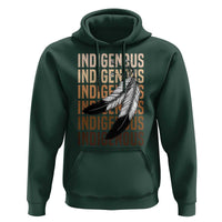 Indigenous Pride Hoodie Native American Heritage Feathers Dreamcatcher - Wonder Print Shop