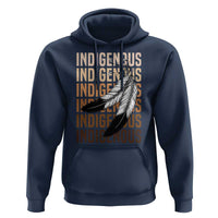 Indigenous Pride Hoodie Native American Heritage Feathers Dreamcatcher - Wonder Print Shop