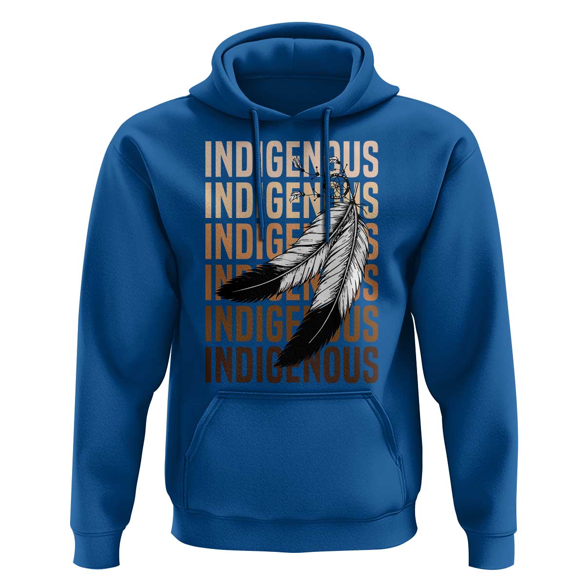 Indigenous Pride Hoodie Native American Heritage Feathers Dreamcatcher - Wonder Print Shop