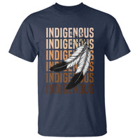 Indigenous Pride T Shirt Native American Heritage Feathers Dreamcatcher - Wonder Print Shop