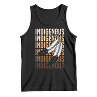 Indigenous Pride Tank Top Native American Heritage Feathers Dreamcatcher - Wonder Print Shop