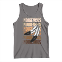 Indigenous Pride Tank Top Native American Heritage Feathers Dreamcatcher - Wonder Print Shop