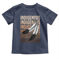 Indigenous Pride Toddler T Shirt Native American Heritage Feathers Dreamcatcher - Wonder Print Shop