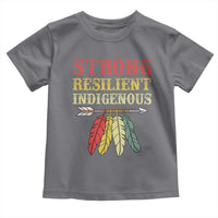 Native American Strong Resilient Indigenous Toddler T Shirt Retro Vintage Feathers - Wonder Print Shop