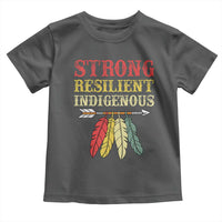 Native American Strong Resilient Indigenous Toddler T Shirt Retro Vintage Feathers - Wonder Print Shop