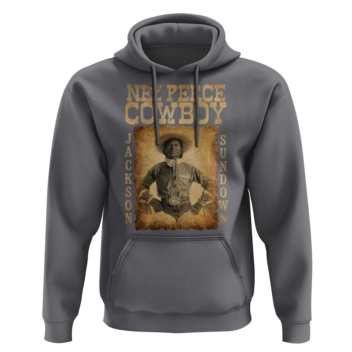 Nez Perce Cowboy Jackson Sundown Hoodie Native American Cowboy Western Country - Wonder Print Shop