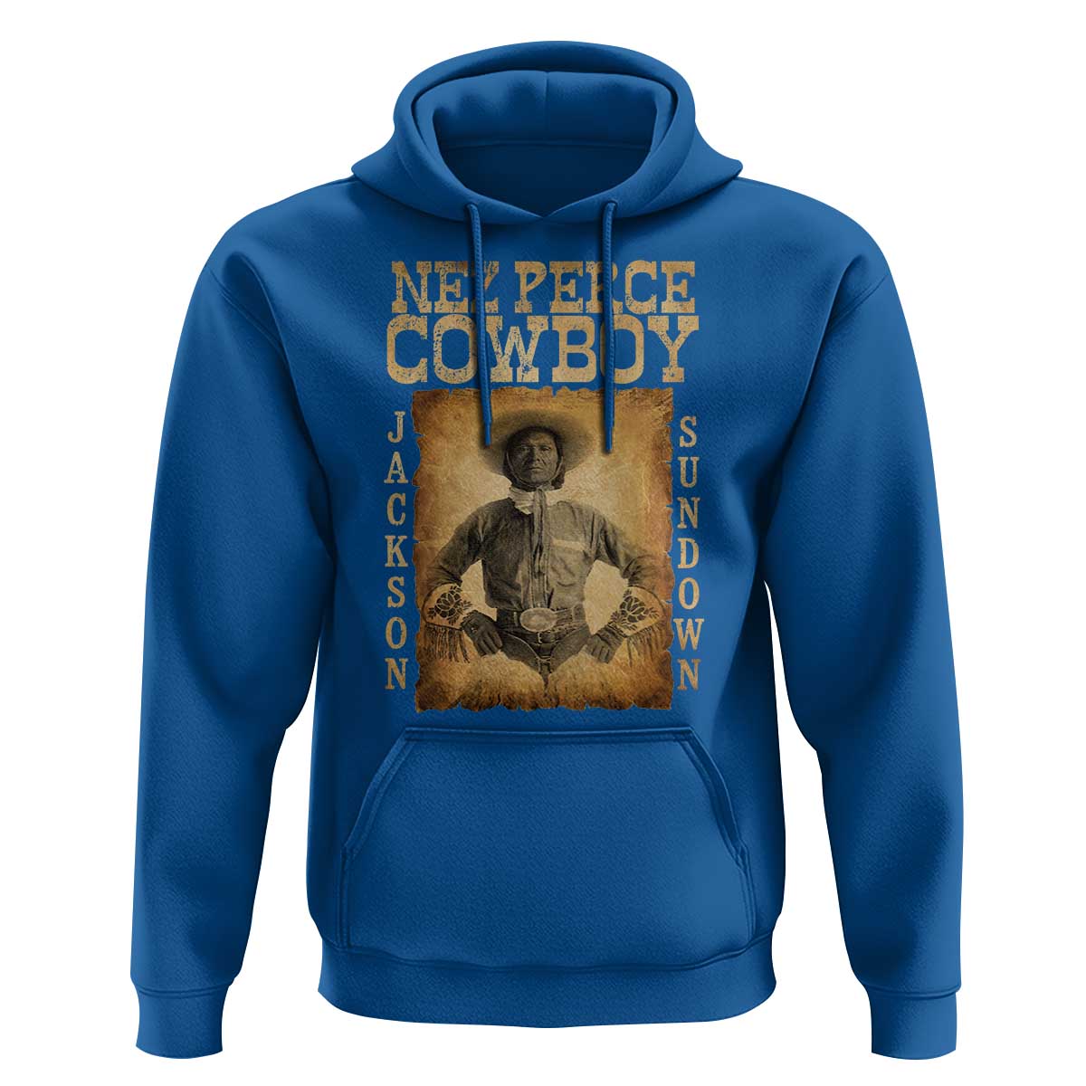 Nez Perce Cowboy Jackson Sundown Hoodie Native American Cowboy Western Country - Wonder Print Shop