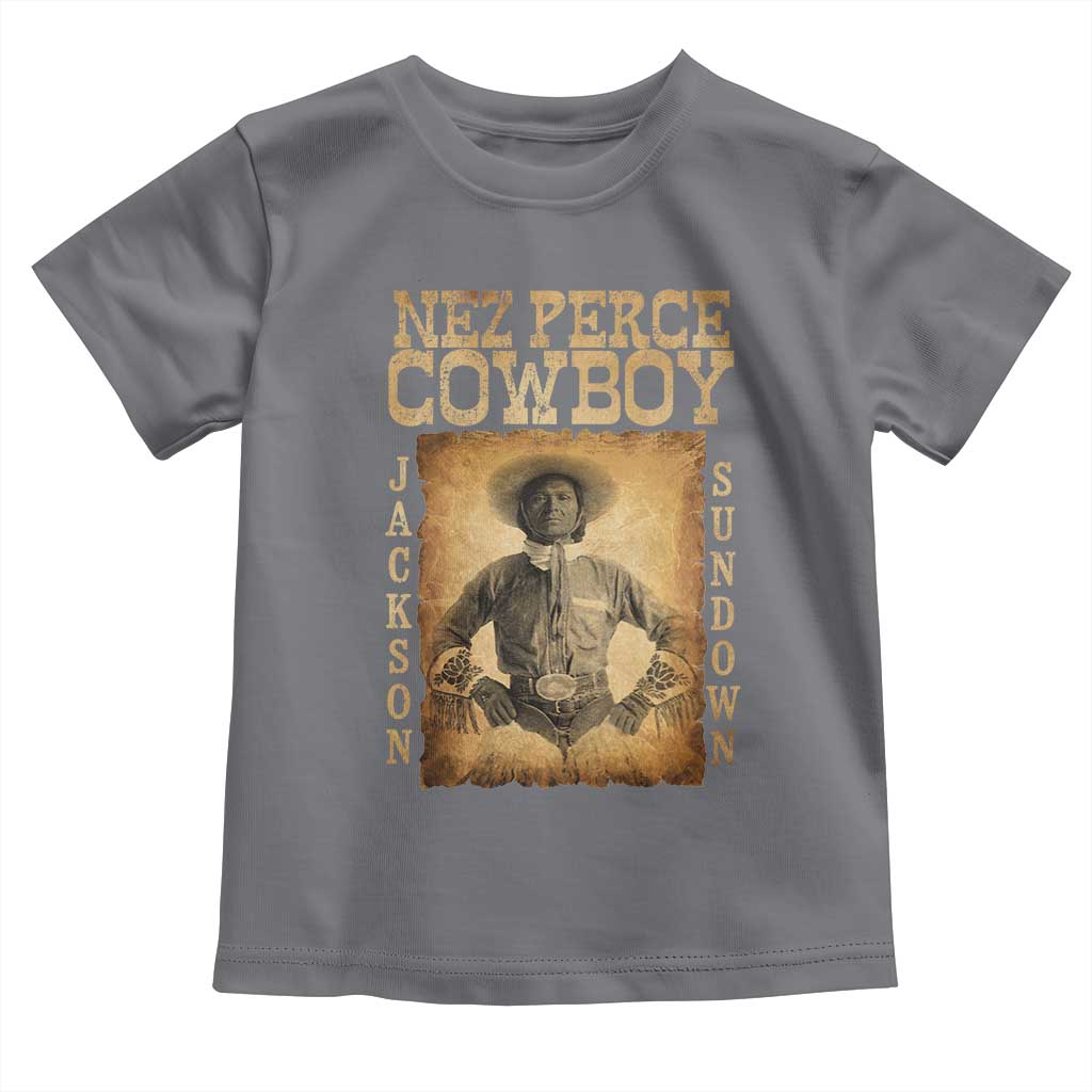 Nez Perce Cowboy Jackson Sundown Toddler T Shirt Native American Cowboy Western Country - Wonder Print Shop