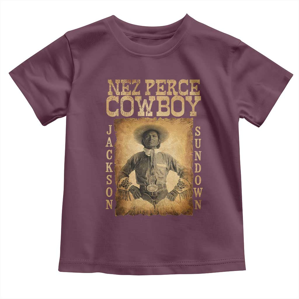 Nez Perce Cowboy Jackson Sundown Toddler T Shirt Native American Cowboy Western Country - Wonder Print Shop