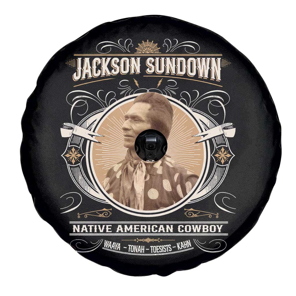 Jackson Sundown Spare Tire Cover Native American Cowboy Western Country - Wonder Print Shop