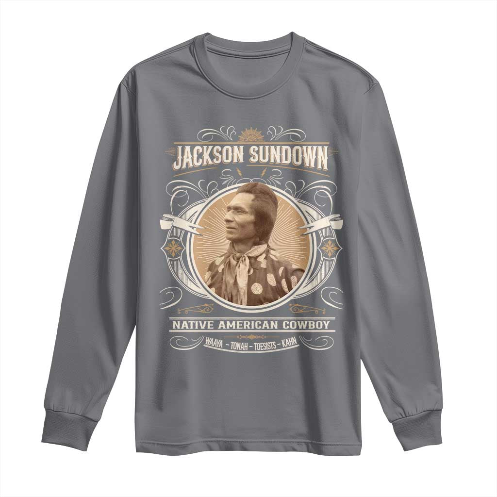 Jackson Sundown Long Sleeve Shirt Native American Cowboy Western Country - Wonder Print Shop