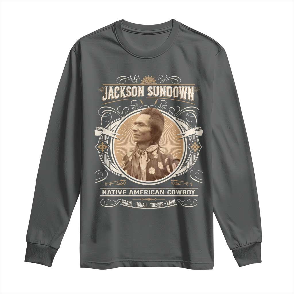 Jackson Sundown Long Sleeve Shirt Native American Cowboy Western Country - Wonder Print Shop