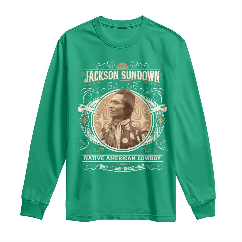Jackson Sundown Long Sleeve Shirt Native American Cowboy Western Country - Wonder Print Shop