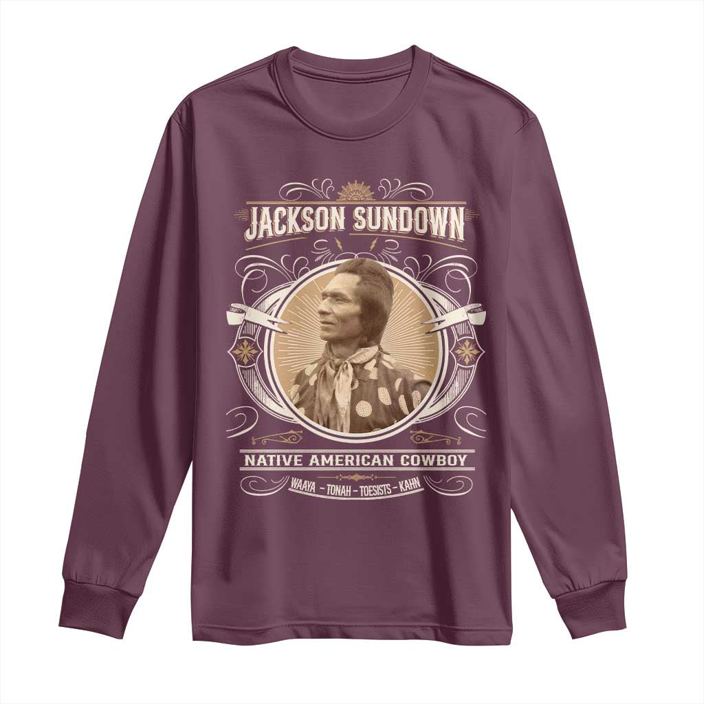 Jackson Sundown Long Sleeve Shirt Native American Cowboy Western Country - Wonder Print Shop