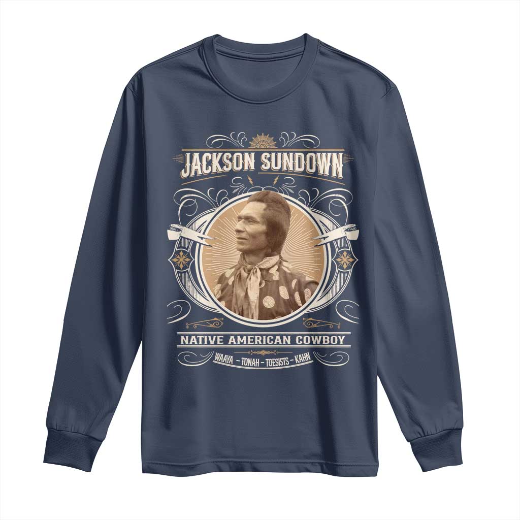 Jackson Sundown Long Sleeve Shirt Native American Cowboy Western Country - Wonder Print Shop