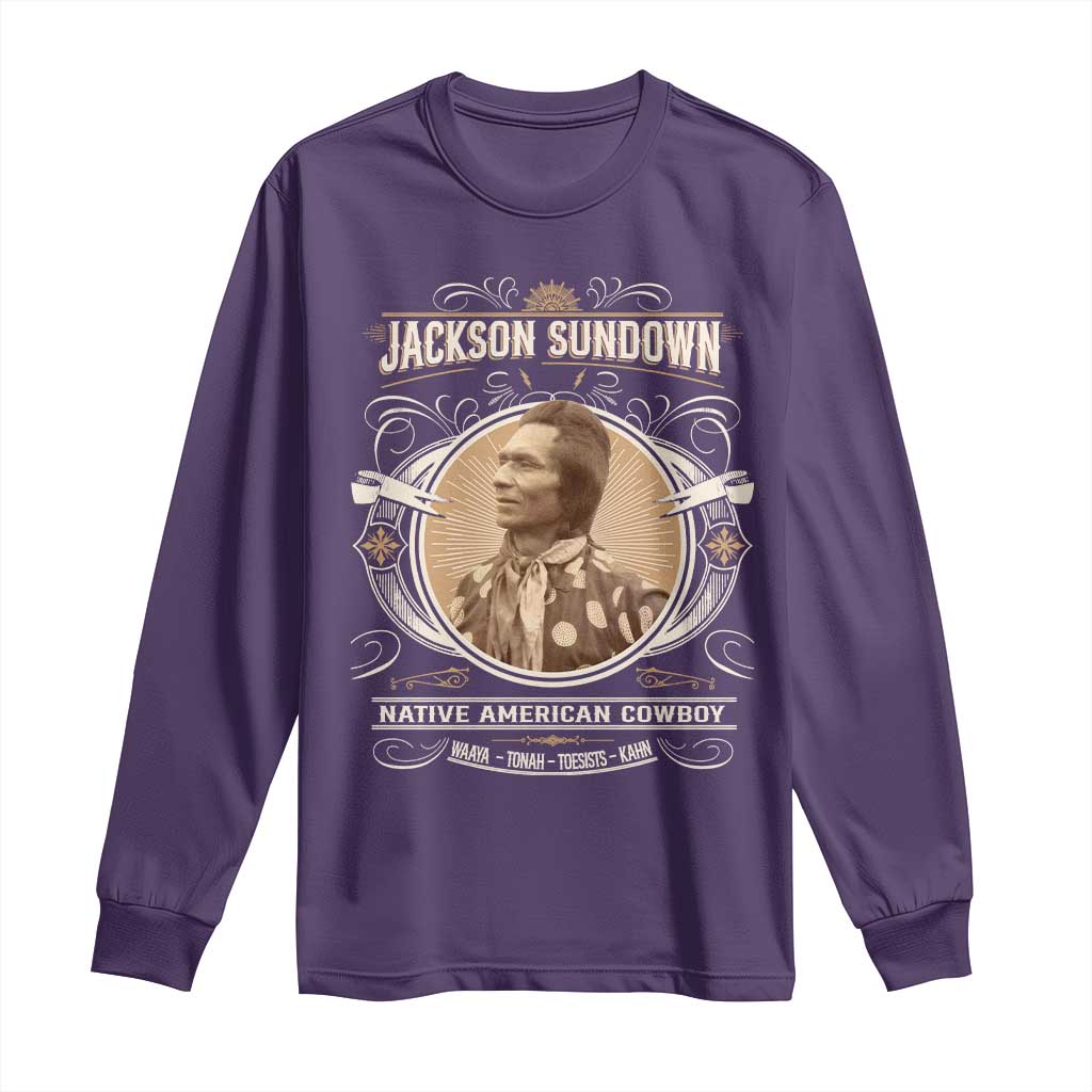 Jackson Sundown Long Sleeve Shirt Native American Cowboy Western Country - Wonder Print Shop
