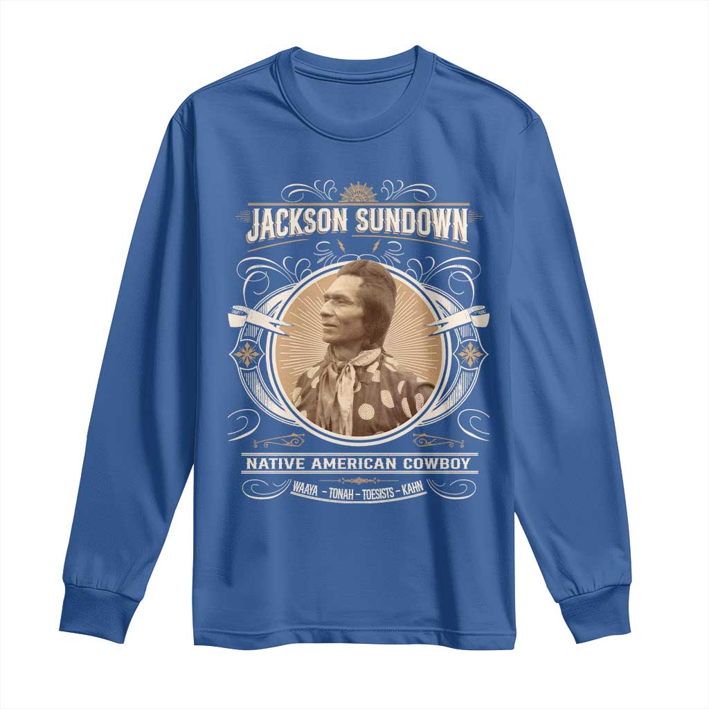 Jackson Sundown Long Sleeve Shirt Native American Cowboy Western Country - Wonder Print Shop