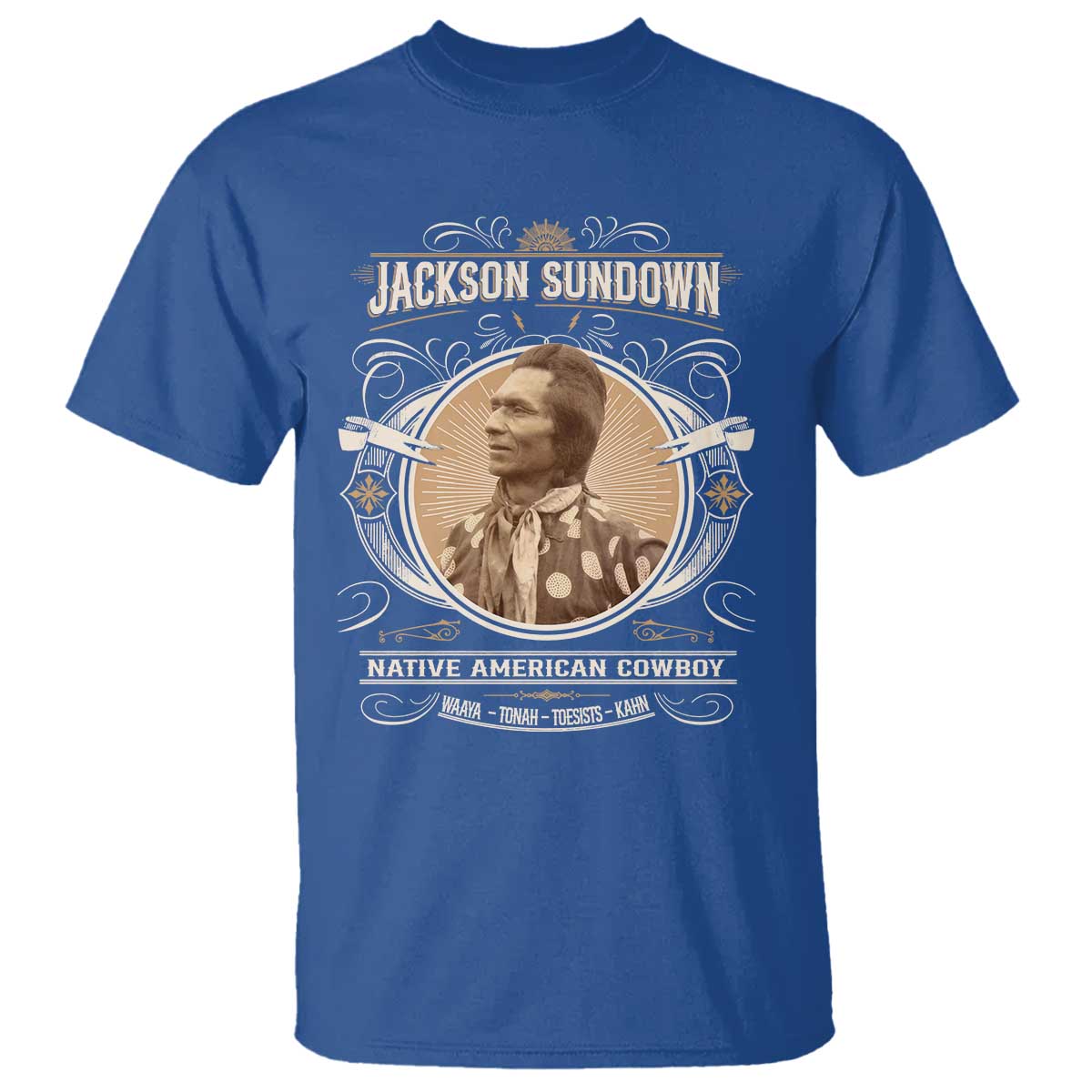 Jackson Sundown T Shirt Native American Cowboy Western Country - Wonder Print Shop