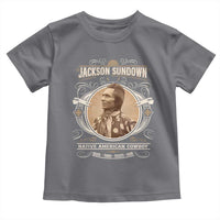 Jackson Sundown Toddler T Shirt Native American Cowboy Western Country - Wonder Print Shop