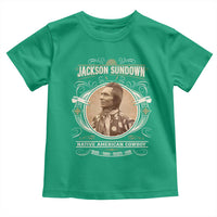 Jackson Sundown Toddler T Shirt Native American Cowboy Western Country - Wonder Print Shop