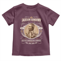 Jackson Sundown Toddler T Shirt Native American Cowboy Western Country - Wonder Print Shop