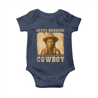 Native American Cowboy Baby Onesie Vintage Western Country Portrait - Wonder Print Shop