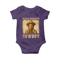 Native American Cowboy Baby Onesie Vintage Western Country Portrait - Wonder Print Shop