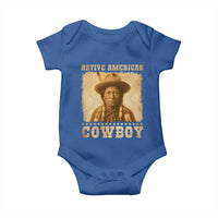 Native American Cowboy Baby Onesie Vintage Western Country Portrait - Wonder Print Shop