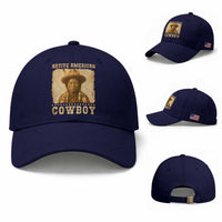 Native American Cowboy Baseball Cap Vintage Western Country Portrait